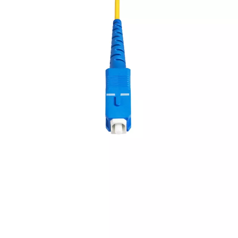 Cabo de fibra ótica StarTech.com 100m SC para SC (UPC) OS2 monomodo simplex, 9/125µm, 40G/100G, insensível a dobras, baixa atenuação de inserção, cabo jumper de fibra ótica LSZH