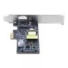 Placa de rede StarTech.com 1 porta 2.5Gbps NBASE-T PoE, Intel I225-V, NIC Multi-Gigabit 802.3af/at PoE+, placa LAN PCI Express para servidor, interface Ethernet SATA para desktop – compatível com Windows, Linux