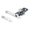 Placa de rede StarTech.com 1 porta 2.5Gbps NBASE-T PoE, Intel I225-V, NIC Multi-Gigabit 802.3af/at PoE+, placa LAN PCI Express para servidor, interface Ethernet SATA para desktop – compatível com Windows, Linux