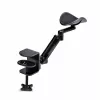 Apoio de braço ajustável StarTech.com para secretária de escritório, apoio ergonómico de braço/cotovelo, rotação 360 graus, montagem por aperto/sem perfuração, preto