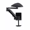 Apoio de braço ajustável StarTech.com para secretária de escritório, apoio ergonómico de braço/cotovelo, rotação 360 graus, montagem por aperto/sem perfuração, preto
