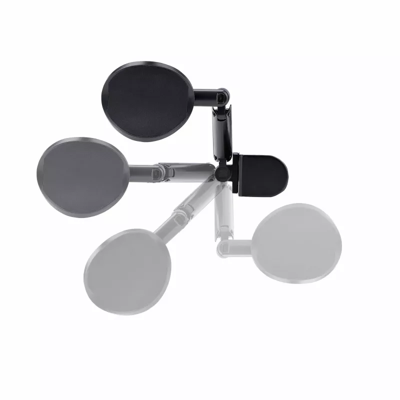 Apoio de braço ajustável StarTech.com para secretária de escritório, apoio ergonómico de braço/cotovelo, rotação 360 graus, montagem por aperto/sem perfuração, preto