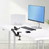 Apoio de braço ajustável StarTech.com para secretária de escritório, apoio ergonómico de braço/cotovelo, rotação 360 graus, montagem por aperto/sem perfuração, preto
