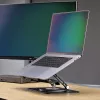 Suporte de portátil giratório StarTech.com, rotação 360°, elevador ergonómico de secretária para computador, plataforma elevada com inclinação ajustável, máx. 5 kg, estrutura em alumínio, design portátil