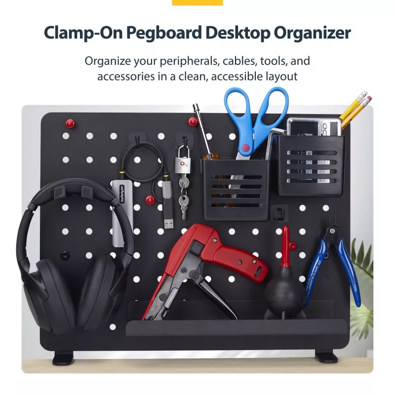 Conjunto organizador de secretária StarTech.com 1612B-DESK-PEGBOARD 1 unid.