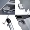 Suporte de portátil telescópico StarTech.com, base giratória 360°, elevador de computador rotativo para secretária, altura e inclinação ajustáveis, máx. 5 kg, acabamento em alumínio, design portátil
