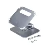 Suporte de portátil telescópico StarTech.com, base giratória 360°, elevador de computador rotativo para secretária, altura e inclinação ajustáveis, máx. 5 kg, acabamento em alumínio, design portátil