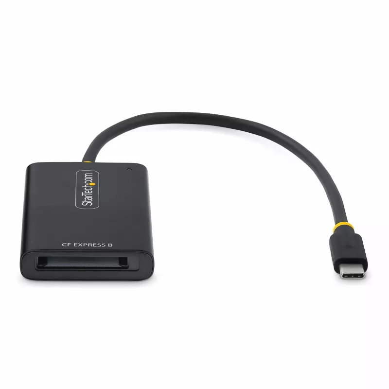 Leitor de cartões StarTech.com USB-C CFexpress Type-B, USB 10Gbps, leitor de cartões de memória portátil, adaptador USB Type-C para CF-Express 2.0, funciona com qualquer sistema operativo
