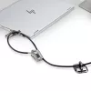 Kit de bloqueio StarTech.com para portátil/desktop e periféricos, fechadura de segurança antifurto, ranhura K, cabo de aço de 9,8 pés (3 m), 3 dispositivos, código de 4 dígitos personalizável – TAA
