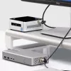 Kit de bloqueio StarTech.com para portátil/desktop e periféricos, fechadura de segurança antifurto, ranhura K, cabo de aço de 9,8 pés (3 m), 3 dispositivos, código de 4 dígitos personalizável – TAA