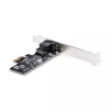 Placa de rede PCIe StarTech.com 1 porta 2,5Gbps NBASE-T, Intel® I225-V, placa de rede de computador de porta única, NIC Ethernet MultiGigabit, placa LAN PCI Express para servidor