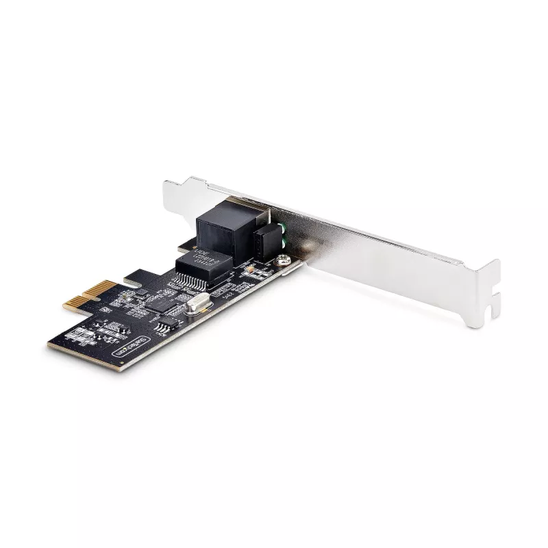 Placa de rede PCIe StarTech.com 1 porta 2,5Gbps NBASE-T, Intel® I225-V, placa de rede de computador de porta única, NIC Ethernet MultiGigabit, placa LAN PCI Express para servidor