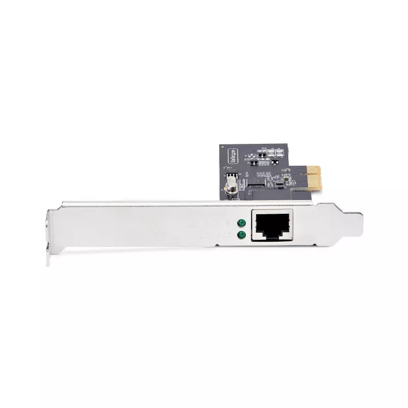 Placa de rede PCIe StarTech.com 1 porta 2,5Gbps NBASE-T, Intel® I225-V, placa de rede de computador de porta única, NIC Ethernet MultiGigabit, placa LAN PCI Express para servidor