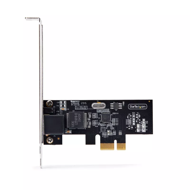 Placa de rede PCIe StarTech.com 1 porta 2,5Gbps NBASE-T, Intel® I225-V, placa de rede de computador de porta única, NIC Ethernet MultiGigabit, placa LAN PCI Express para servidor