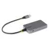 Hub USB-A StarTech.com 4 portas, 5 Gbit/s, alimentado pelo bus, hub USB-A para 4x USB-A com entrada de alimentação auxiliar USB-C, cabo host de 30 cm, hub USB portátil para desktop/portátil