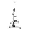 Suporte/carrinho de TV com rodas StarTech.com para ecrãs planos de 60-100 polegadas até 100 kg, ajuste de altura por manivela, suporte móvel/portátil tipo trolley