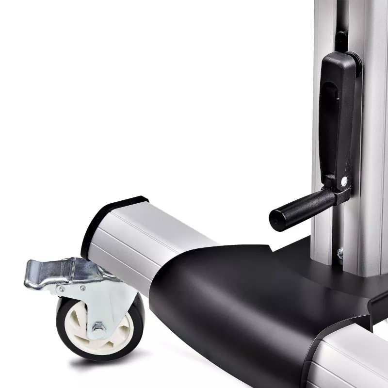 Suporte/carrinho de TV com rodas StarTech.com para ecrãs planos de 60-100 polegadas até 100 kg, ajuste de altura por manivela, suporte móvel/portátil tipo trolley
