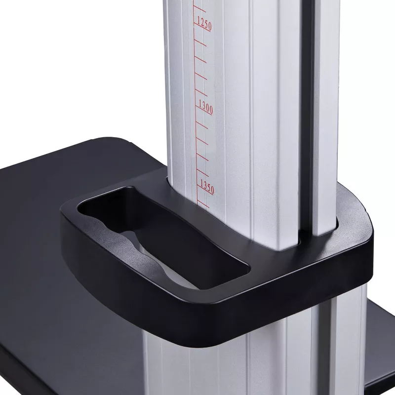 Suporte/carrinho de TV com rodas StarTech.com para ecrãs planos de 60-100 polegadas até 100 kg, ajuste de altura por manivela, suporte móvel/portátil tipo trolley