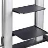 Suporte/carrinho de TV com rodas StarTech.com para ecrãs planos de 60-100 polegadas até 100 kg, ajuste de altura por manivela, suporte móvel/portátil tipo trolley