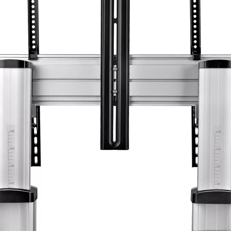 Suporte/carrinho de TV com rodas StarTech.com para ecrãs planos de 60-100 polegadas até 100 kg, ajuste de altura por manivela, suporte móvel/portátil tipo trolley