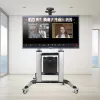 Suporte/carrinho de TV com rodas StarTech.com para ecrãs planos de 60-100 polegadas até 100 kg, ajuste de altura por manivela, suporte móvel/portátil tipo trolley