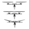 Suporte de secretária StarTech.com braço duplo para monitor com barra transversal, para ecrãs até 27 polegadas, VESA 75x75/100x100, máx. 33 lb/15 kg, aperto em C, totalmente articulado, mola mecânica, TAA