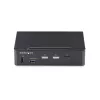 Switch KVM DisplayPort StarTech.com 2 portas, 4K 60Hz, DP 1.2, gestão EDID, hub USB 3.0 de 2 portas, 4x portas USB HID, conforme TAA