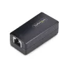 Isolador de rede StarTech.com 1 porta Gigabit, acoplador Ethernet RJ45 inline compacto com isolamento galvânico de 4kV, IP40, montagem em calha DIN possível, conforme TAA
