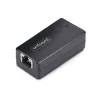 Isolador de rede StarTech.com 1 porta Gigabit, acoplador Ethernet RJ45 inline compacto com isolamento galvânico de 4kV, IP40, montagem em calha DIN possível, conforme TAA