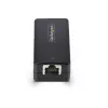 Isolador de rede StarTech.com 1 porta Gigabit, acoplador Ethernet RJ45 inline compacto com isolamento galvânico de 4kV, IP40, montagem em calha DIN possível, conforme TAA