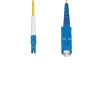 Cabo de fibra ótica StarTech.com 15m (49,2ft) LC para SC (UPC) OS2 monomodo simplex, 9/125µm, 40G/100G, insensível a dobras, baixa atenuação de inserção, cabo patch de fibra ótica LSZH