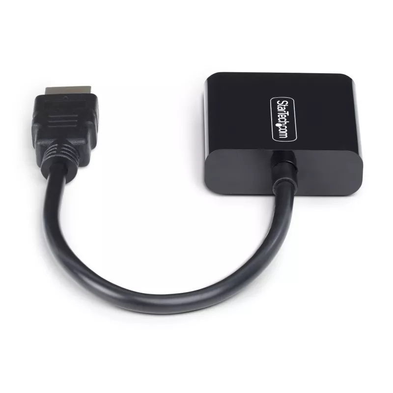 Adaptador StarTech.com HDMI para VGA, conversor de vídeo ativo para portátil/desktop, 1920x1080 (1080p), fonte HDMI para monitor/ecrã/projetor VGA