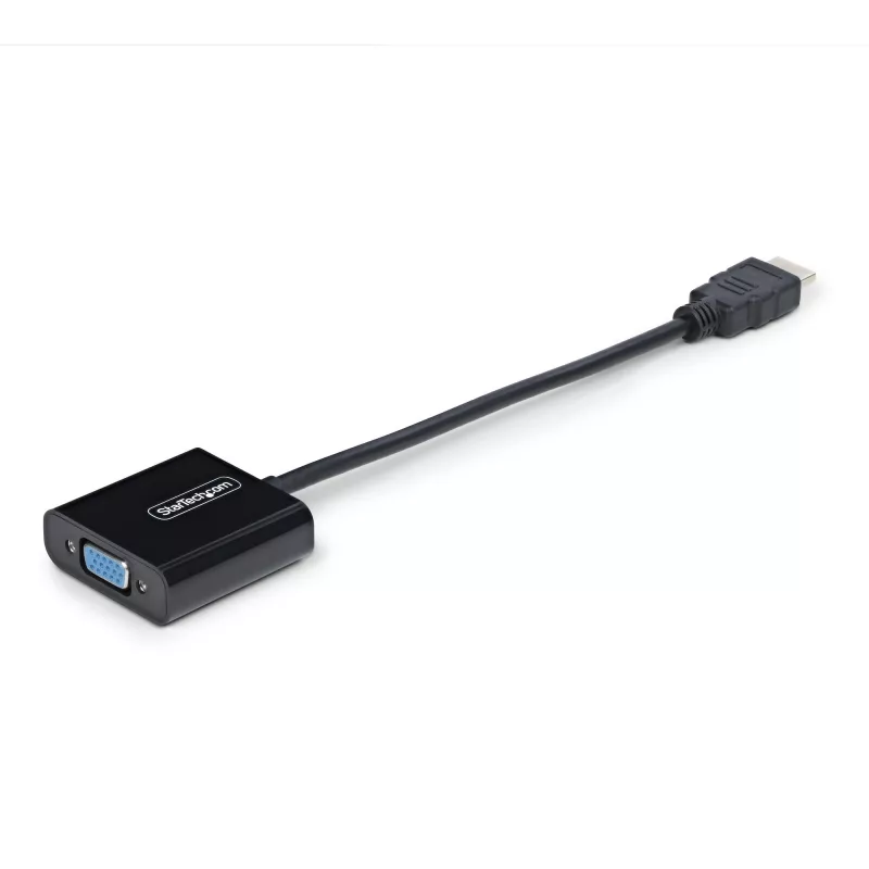 Adaptador StarTech.com HDMI para VGA, conversor de vídeo ativo para portátil/desktop, 1920x1080 (1080p), fonte HDMI para monitor/ecrã/projetor VGA