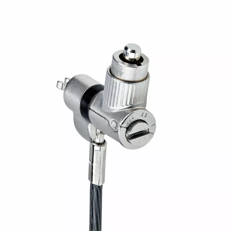 Pack de 25 fechaduras universais StarTech.com para portátil 2 m, chave igual, cabo de segurança, compatível com Noble Wedge®/Nano/K-Slot, cabo antifurto resistente a cortes