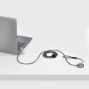 Pack de 25 fechaduras universais StarTech.com para portátil 2 m, cabo de segurança serializado para portátil, compatível com Noble Wedge®/Nano/K-Slot, cabo com fechadura de combinação sem chave – TAA