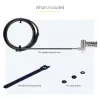 Pack de 25 fechaduras universais StarTech.com para portátil 2 m, cabo de segurança serializado para portátil, compatível com Noble Wedge®/Nano/K-Slot, cabo com fechadura de combinação sem chave – TAA