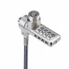 Pack de 10 fechaduras StarTech.com para portátil de acesso duplo, 1,98 m chave igual e fechadura de cabo de segurança com combinação numérica para dispositivos K-Slot, cabo de aço antifurto para computador