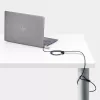 Pack de 10 fechaduras StarTech.com para portátil de acesso duplo, 1,98 m chave igual e fechadura de cabo de segurança com combinação numérica para dispositivos K-Slot, cabo de aço antifurto para computador