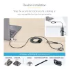 Pack de 10 fechaduras StarTech.com para portátil de acesso duplo, 1,98 m chave igual e fechadura de cabo de segurança com combinação numérica para dispositivos K-Slot, cabo de aço antifurto para computador