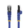 Cabo Ethernet CAT8 azul StarTech.com 3 m, RJ45 sem patilha, 25G/40G, 2000 MHz, 100 W PoE++, S/FTP, 26 AWG condutor de cobre nu puro, LSZH, cabo patch de rede blindado com alívio de tensão, testado individualmente