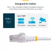 Cabo Ethernet CAT8 azul StarTech.com 3 m, RJ45 sem patilha, 25G/40G, 2000 MHz, 100 W PoE++, S/FTP, 26 AWG condutor de cobre nu puro, LSZH, cabo patch de rede blindado com alívio de tensão, testado individualmente