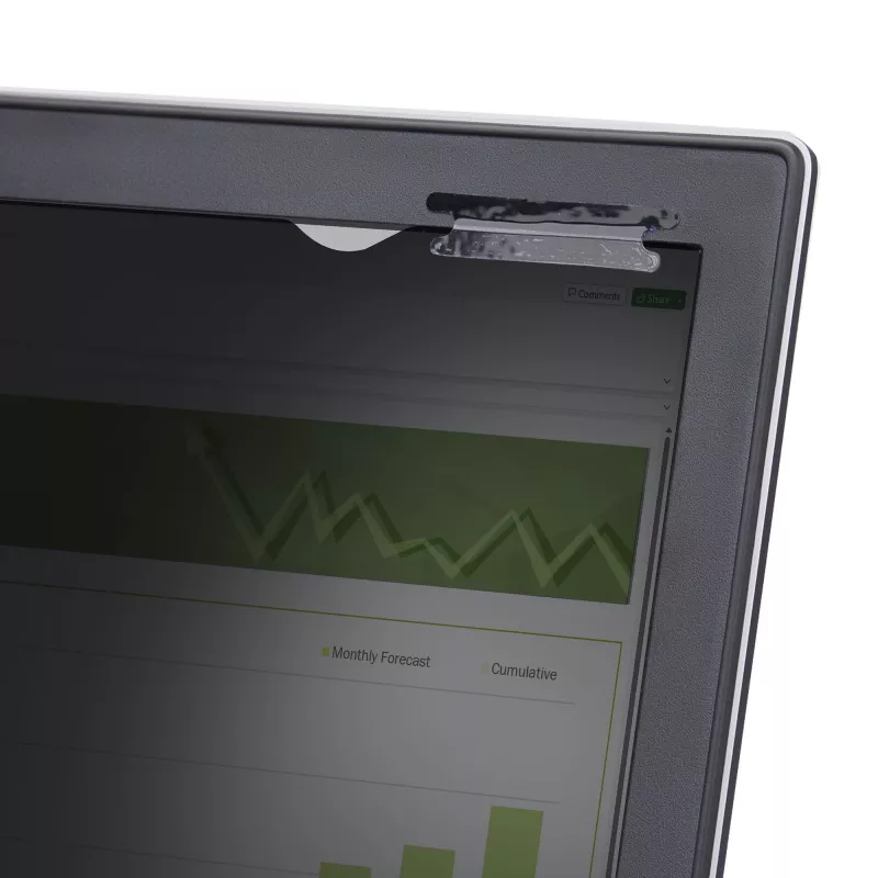 Película de privacidade Flip-Up StarTech.com 16 polegadas 16:10 com toque, filtro de privacidade antirreflexo, proteção de ecrã para monitor de portátil com redução de 51 % de luz azul