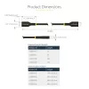 Cabo de carregamento USB-C StarTech.com 4m, cabo USB-C certificado USB-IF, 240W PD EPR, cabo de carregamento USB 2.0 Type-C para portátil, cabo de transferência de dados USB-C, revestimento TPE, M/M