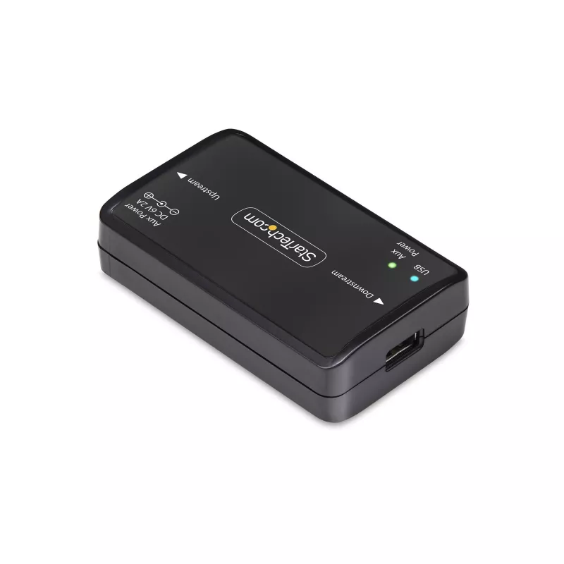 Isolador galvânico USB da StarTech.com, até 6 kV, filtro elétrico de interferências, IP40, montagem em calha DIN, filtro de rede isolado, USB 2.0/1.1, 5 V/250 mA, plug-and-play, TAA