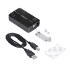 Isolador galvânico USB da StarTech.com, até 6 kV, filtro elétrico de interferências, IP40, montagem em calha DIN, filtro de rede isolado, USB 2.0/1.1, 5 V/250 mA, plug-and-play, TAA
