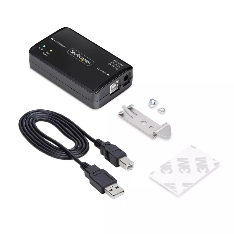 Isolador galvânico USB da StarTech.com, até 6 kV, filtro elétrico de interferências, IP40, montagem em calha DIN, filtro de rede isolado, USB 2.0/1.1, 5 V/250 mA, plug-and-play, TAA