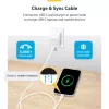 Cabo de carregamento USB-C branco StarTech.com 3m (9.8ft), cabo USB-C, cabo de carregamento USB 2.0 Type-C para portátil, 60W 3A Power Delivery, revestimento TPE, cabo de transferência de dados USB-C, M/M