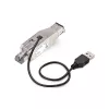 Dongle conversor de media StarTech.com Gigabit Fiber para RJ45 Ethernet, ótico monomodo 10 km/multimodo 800 m, alimentação USB, design compacto, caixa metálica, Micro Mini, TAA