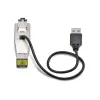 Dongle conversor de media StarTech.com Gigabit Fiber para RJ45 Ethernet, ótico monomodo 10 km/multimodo 800 m, alimentação USB, design compacto, caixa metálica, Micro Mini, TAA