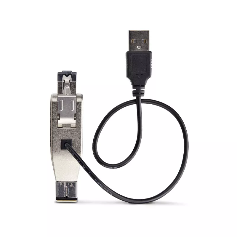 Dongle conversor de media StarTech.com Gigabit Fiber para RJ45 Ethernet, ótico monomodo 10 km/multimodo 800 m, alimentação USB, design compacto, caixa metálica, Micro Mini, TAA